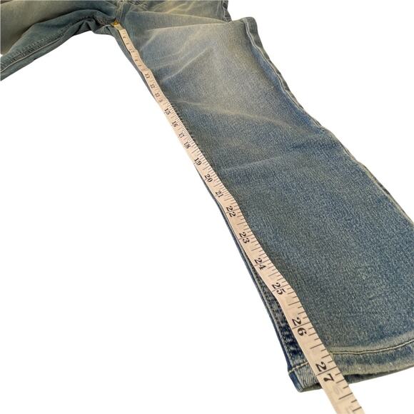 ASOS Mid Rise Jeans NEW Plus Sz 16 Waist 34 Women Stretch Ankle Med Wash Blue - Picture 8 of 8